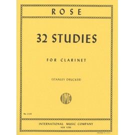 ローズ: フェルリングに基づく32の練習曲/インターナショナル・ミュージック社/クラリネット教本・練習曲