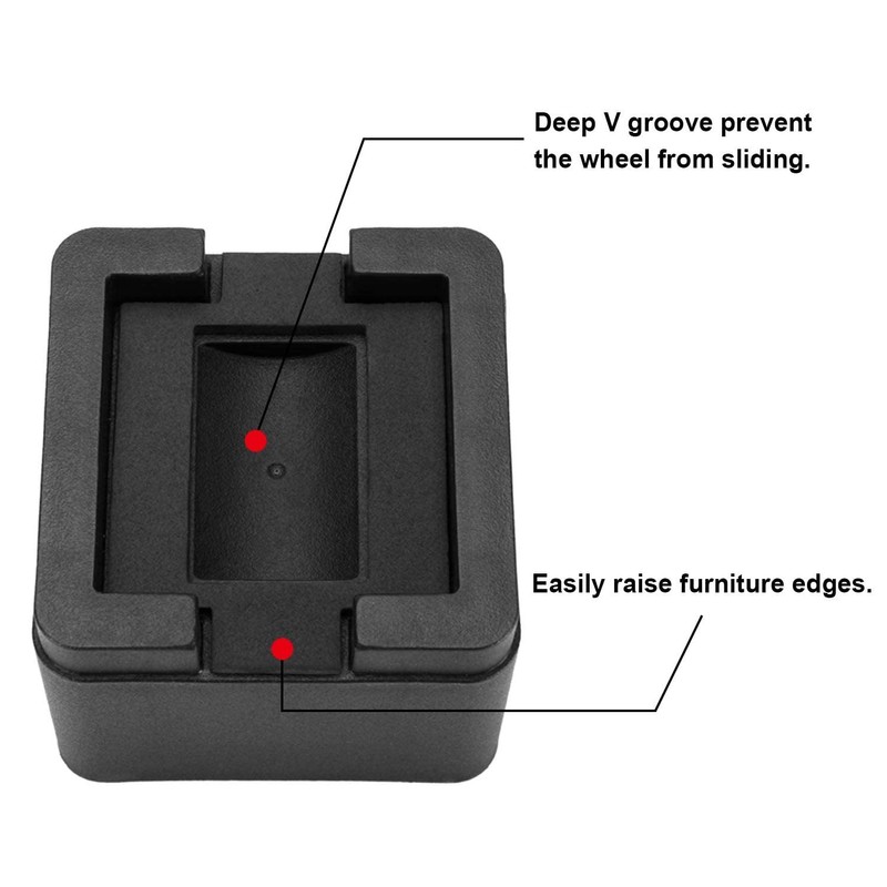 BTSD-home 2 Inch Heavy Duty Bed Risers 4 Inch Adjustable