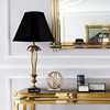GO&SO Bell Lamp Shades Set of 2 Black Scalloped Lamp