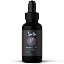 Livli Cold-pressed Amaranth Oil from Organic Seeds, Food Grade, Unrefined, Natural Moisturizer for Skin, Immune and Brain Support, Non-GMO, Gluten-free, 30 ml