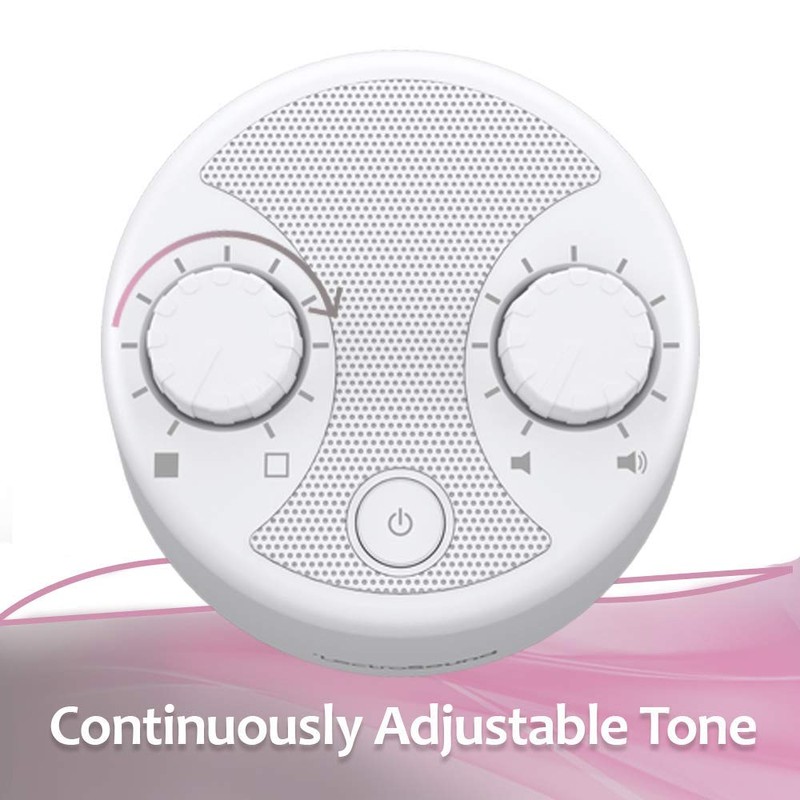 LectroSound White Noise Machine for Sleep and Relaxation, Adjustable Sound