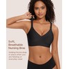 HBselect Nursing Bra without Underwire Silky Smooth Pregnancy Maternity Bra