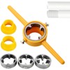 AIMALL 6Pcs/Set Plumbing Thread Maker Set, Plastic and Metal Pipe