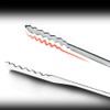 Stainless Steel Kitchen Tongs Cooking Utensils, with Non-Slip Easy Grip