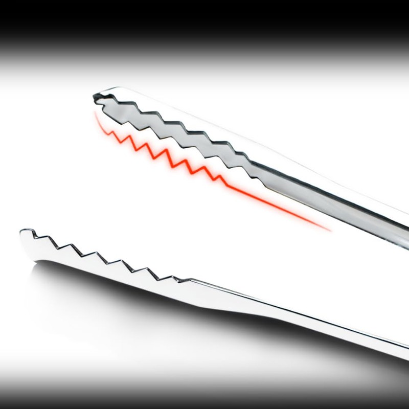 Stainless Steel Kitchen Tongs Cooking Utensils, with Non-Slip Easy Grip