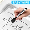 Autoau Whiteboard Marker 12 Colours Magnetic Dry Foil Pen Wipe