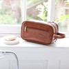 ASHWOOD - Men's Wash Bag/Shaving Bag/Travel Toiletry Bag - Genuine