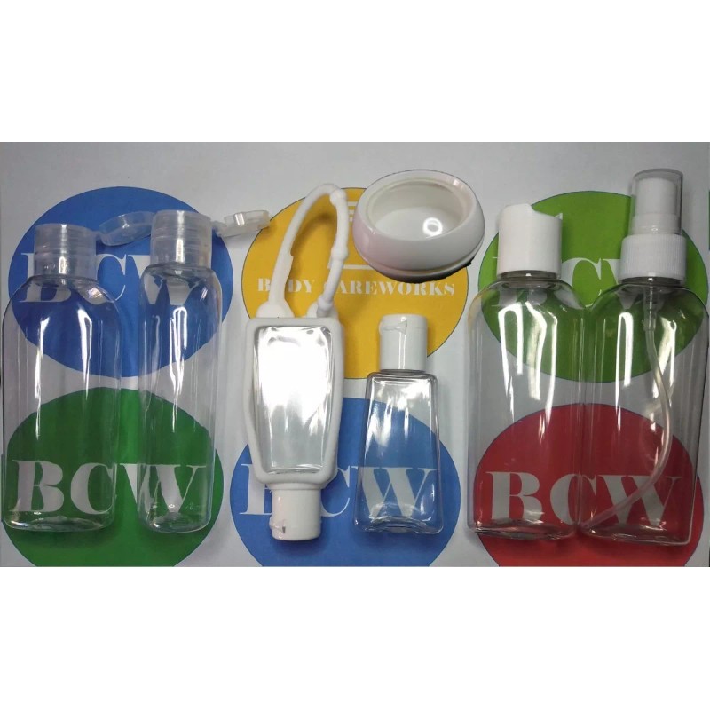 BodyCareW Botellas Envases Kit Viaje Cosméticos Y Aseo Personal Bodycw