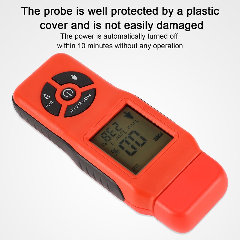 Professional Handheld Digital Wood Moisture Meter Portable LCD Display Wood