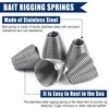 Ballyhoo Bait Spring 30pcs Stainless Steel Ballyhoo Rigging Springs for