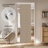 AJAZZ Blackout Curtains 78 Inches Long for Doorways and Closets,
