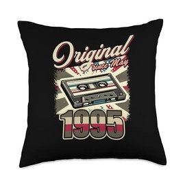 30th Birthday Man Woman 30 Years Decoration 1995 Retro Funny Throw Pillow