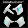 Unlorspy 25 Pcs White Sticky PCB Spacers,Nylon Plastic Adhesive Standoffs