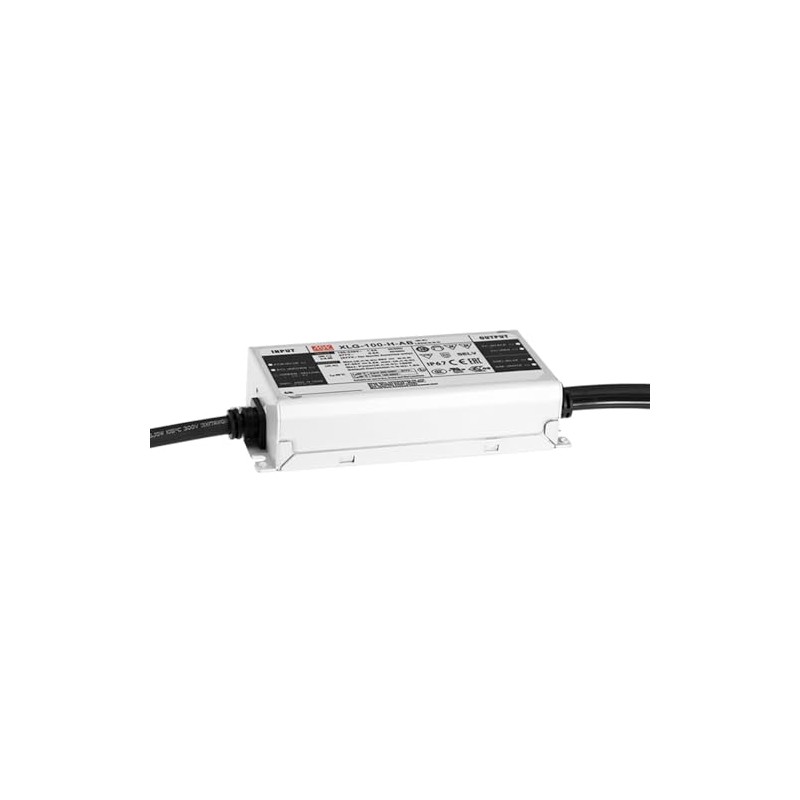 WITTKOWARE XLG-100-H-AB IP67 Constant Power CV+CC LED Driver, Output 875~2780mA