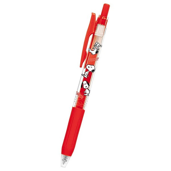 Snoopy [Color Ballpoint Pen] Sarasa Clip 0.5/Red Peanuts