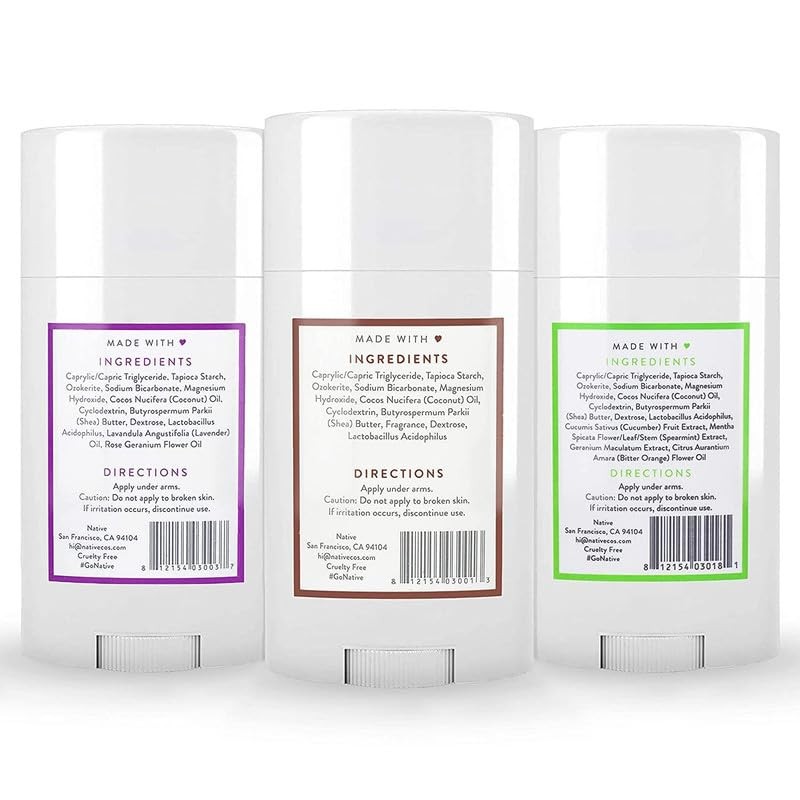 Native Desodorante – Desodorante natural – Paquete de 3, Classic,