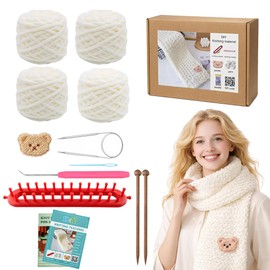 Novelchet Knitting Loom Kit for Beginners with Step by Step Video Tutorial