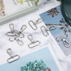 Rotating Carabiner, Pack of 20 Carabiner Hook Key Chains, 38