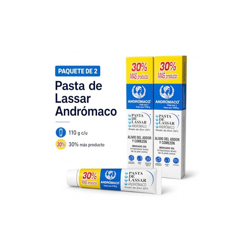 Paquete de 2 Cremas Pasta de Lassar 110 g c/u