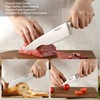 Knife Block Set, Kitchen Knife Sets with Block, FIKSHOT Knives