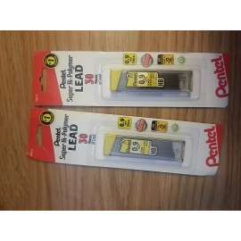 Pentel 4pk Pentel Mechanical Pencil Lead Refill Super Hi-Polymer 0.9mm HB 30 Count/Tube