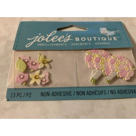 Jolee's Boutique JOLEE’S BOUTIQUE 3D MINI FLOWERS W/ GEMSTONES BOUQUET PROM WEDDING BOUQUET