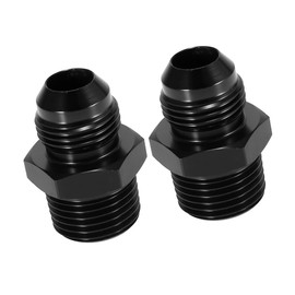 A ABSOPRO Car Flare Reducer Adaptor AN8 Male to 1/2 Inch NPT Male Item Replacement Pack of 2