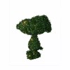 ProductWorks Peanuts Snoopy Pre-Lit Artificial Outdoor Topiary Yard Décor, 24"