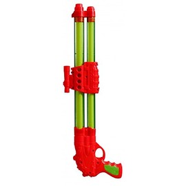 Best Sporting Water gun with 2 nozzles, range approx. 10 metres, colours: green/yellow or orange/green, length: 44 cm, water guns for children, for summer parties, outdoors, children's birthday