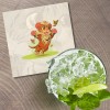 Unbranded Tiger Cub Butterfly Animal 4'' X 4'' Square Wooden