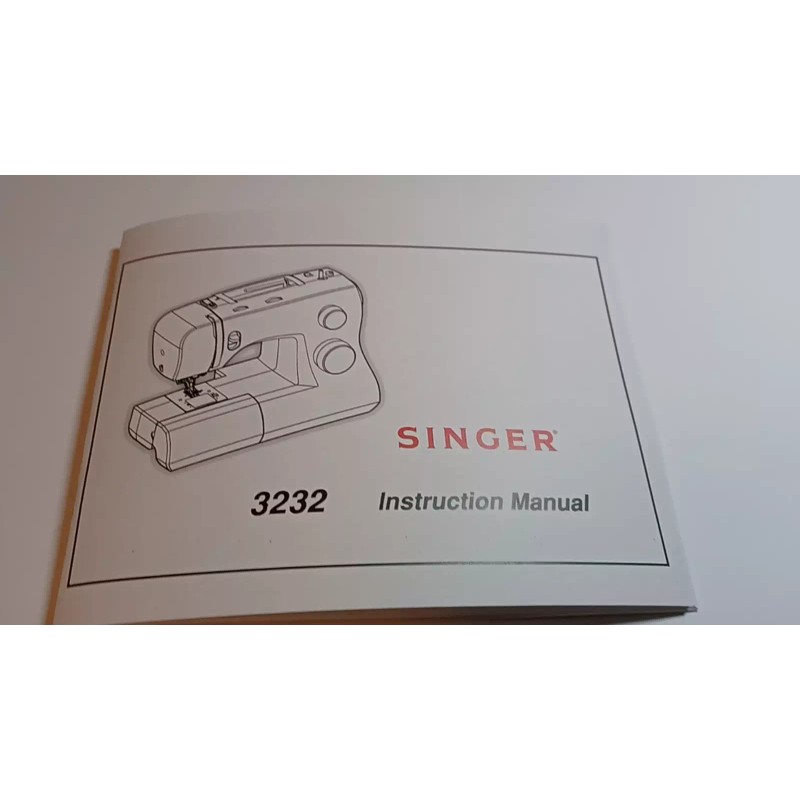 Singer 3232 Sewing Machine Manual Reproduction