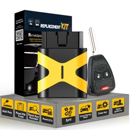 Remote2prgram Uncut Blade Self Programmable Car Key Fob Replacement for Dodge/Chr-ysler with FCC: OHT692427AA (3 Button)