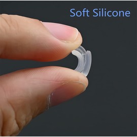 NLQHOPTS Push in Sunglasses Nose Pads,6 Pairs 11mm Glasses Nose Pieces Soft Silicone Snap in Nose Guards,Eyeglass Replacement Nose Bridge Pads for Costa Maui Eyewear Frame