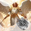 OIDEA St. Michael Ring for Men: The Great Protector Archangel