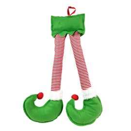 Christmas Car Auto Costume Decoration Elf's Legs Sticking out of Trunk