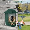 Smart Bird Feeder with Camera,Solar Powered,Waterproof Outdoor WiFi Bird House