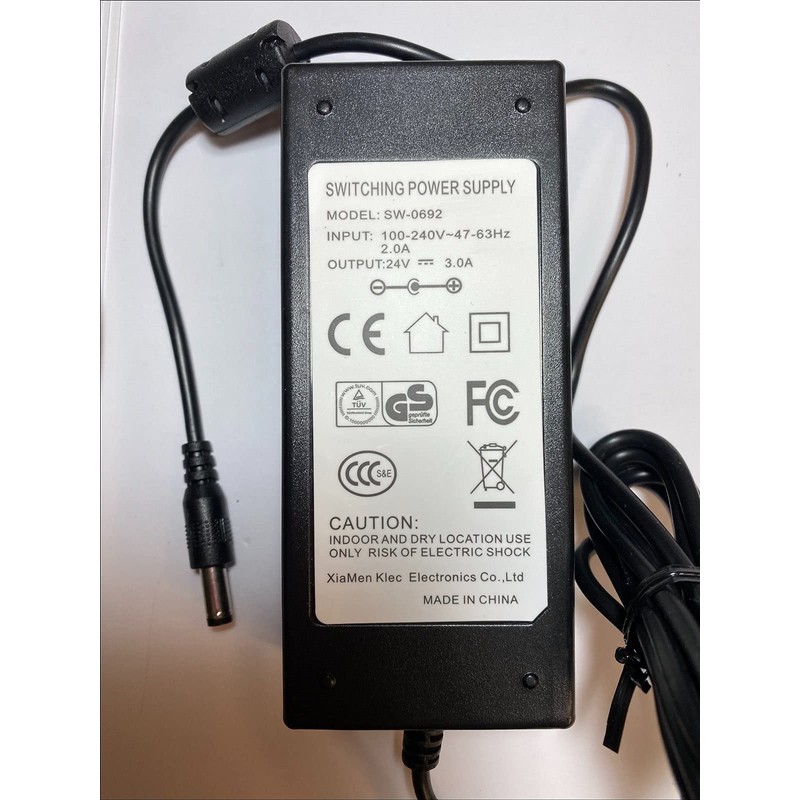 DIXIETREE Replacement 26V 2.3A AC-DC Adaptor Power Supply for Tunturi