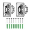 sourcing map Rope Stanchion Wall Plate Hook, 2 Pack Large