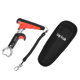 Mini Fish Lip Grabber Gripper Fishing Lip Grip Tool Fish Holder with 55LB Digital Scale