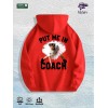 Put Me in Coach Graphic Hoodie 100% Cotton US Warehouse