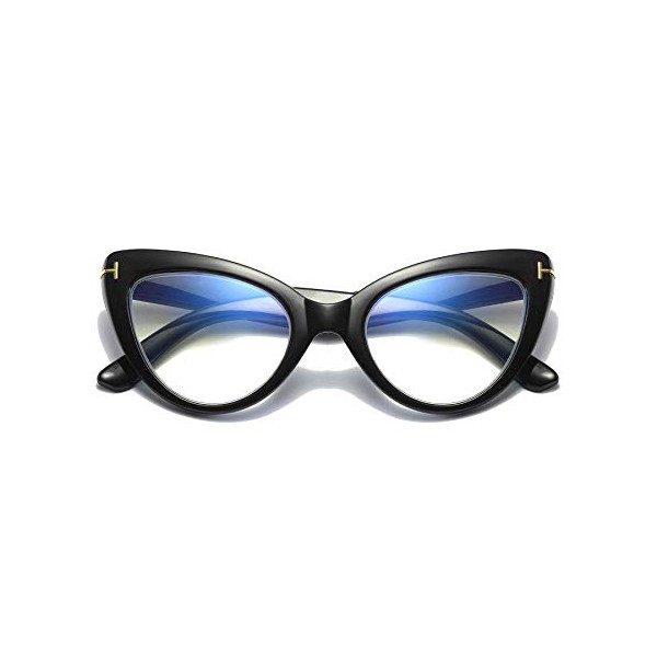 Womens Oversized Cateye Reading Glasses Blue Light Computer Glasses Stylish