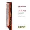 Kent 8T Rat Tail Combs Teasing Comb for Hair Styling