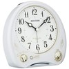 Rhythm (RHYTHM) Alarm Clock with Melody Continuous Second Hand Aria