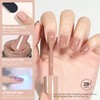 GAOY- Esmalte de uñas en gel marrón nude, 16 ml,