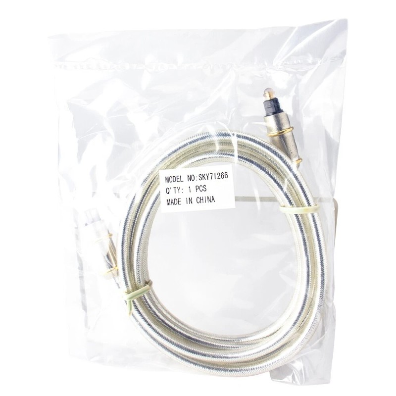 Skywalker 6ft Digital Audio/Video Optical Toslink Cable (Clear)