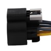 PARSUPPRO 8-Pin/WireHalogen Headlight Connector Plug Harness Repair Pigtail for Fit