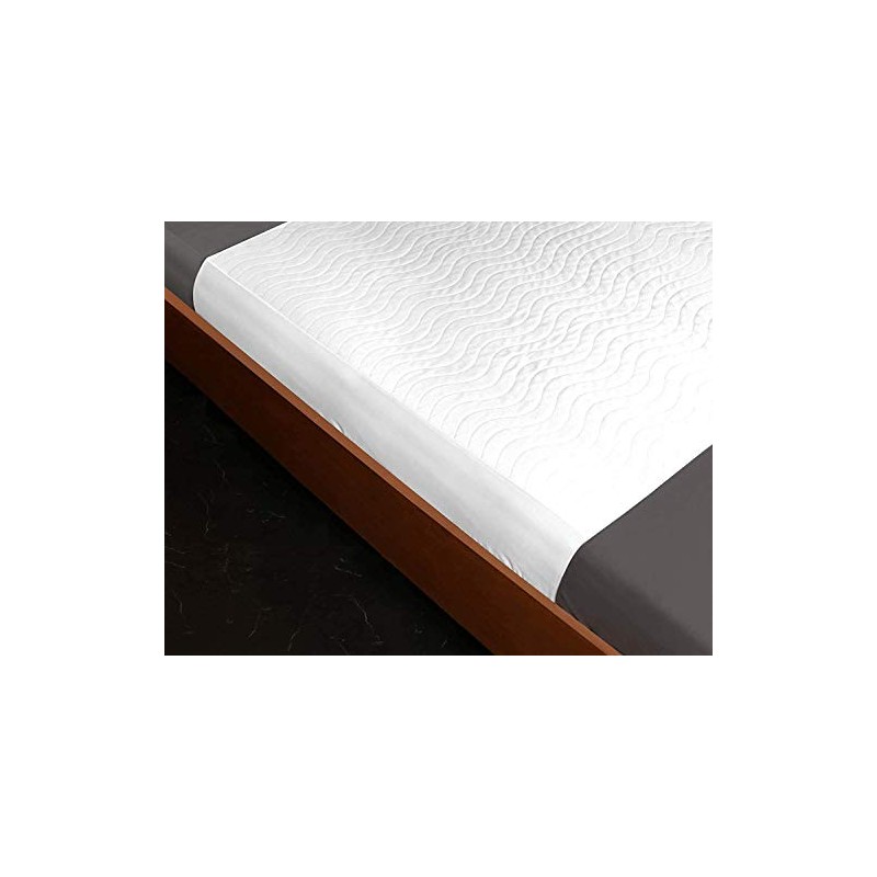 ComfortCare ComfortCare, Washable Incontinence Pad, Bed Protector Sheet, White, 90