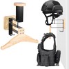 Motorcycle Helmet and Jacket Holder Wall Mount 1 Pack Tactical