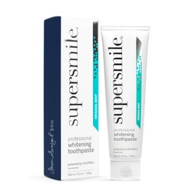 Supersmile Supersmile Original Mint Fluoride-Free C whitening Toothpaste for visibly Brighter Teeth C Whitens Up to 6 Shades, 4.2 oz