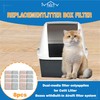 8 Pack Filter Replacement Compatible with Catit Airsift Jumbo/Regular/Smartsift Box,